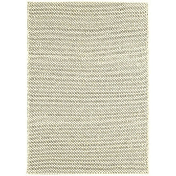 Katherine Carnaby Coast CS03 Modern Plain Shimmer Hand-Woven Textured Wool & Viscose Blend Looped Pile Flatweave Cream Rug-Asiatic Carpets-Rug Love - The Most Loved Rug Store